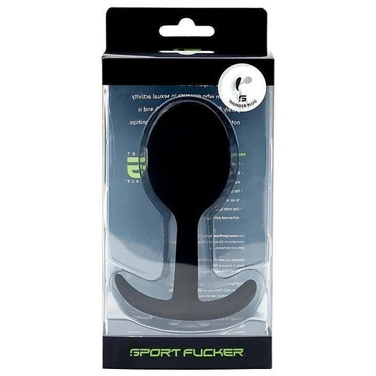 Thunder Plug by Sport Fucker Black - Butt Plugs