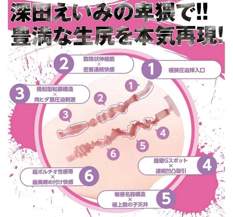 Exe and King Eimi Fukada Ass Onahole Male Masturbator - Masturbators and Strokers