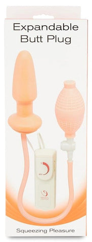 Expandable Butt Plug Flesh - Anal Vibrators