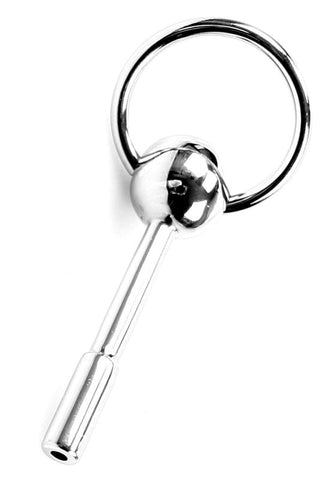 Hells Couture Extreme Tube Cum Thru Starter Penis Plug Medical Steel - Penis Plugs