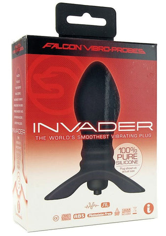 Falcon Vibrating Invader Silicone Plug - Butt Plugs