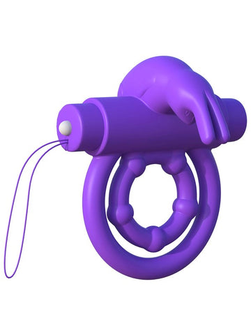Pipedream Fantasy C Ringz Remote Control Rabbit Ear Ring with Remote - Cock Rings