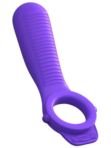 Pipedream Fantasy C Ringz Ride N Glide Couples Ring Vibrating Cock Ring - Cock Rings