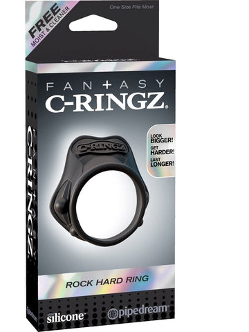 Pipedream Fantasy C Ringz Rock Hard Stretchy Cock Ring Body Safe Silicone - Stretchy Cock Rings