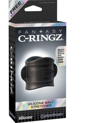 Pipedream Fantasy C Ringz Silicone Stretchy Ball Stretcher Medical Grade - Cock Rings