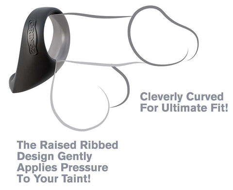 Pipedream Fantasy C Ringz Silicone Taint Alizer Cock Ring with Perineum Stimulator - Cock Rings