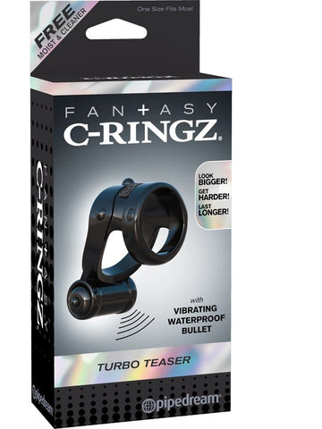 Pipedream Fantasy C Ringz Turbo Teazer Vibrating Cock Ring Multi Speed - Cock Rings