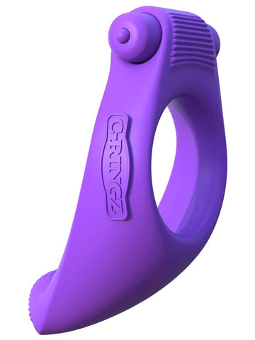 Pipedream Fantasy C Ringz Vibrating Silicone Taint Alizer Cock Ring - Vibrating Cock Rings