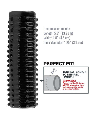 Fantasy X Tensions Magic Pleasure Penis Sleeve with Reversible Design - Pumps, Extenders and Sleeves