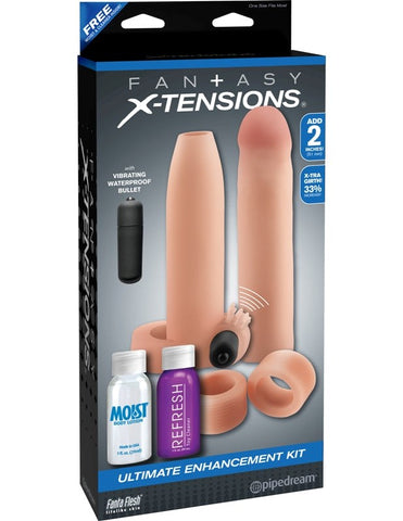 Fantasy X Tensions Ultimate Penis Enhancement Kit Complete Extension System - Pumps, Extenders and Sleeves