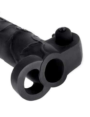 Fantasy X Tensions Vibrating Real Feel 2 Inch Cock Extension with Vibrator - Pumps, Extenders and Sleeves