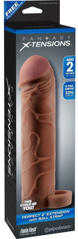 Fantasy X Tensions Perfect 2 inch Extension With Ball Strap Penis Enhancement - Pumps, Extenders and Sleeves