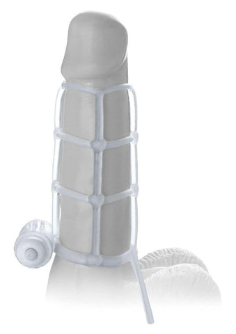Fantasy X Tensions Vibrating Climax Cock Cage with Mini Bullet Vibrator - Pumps, Extenders and Sleeves