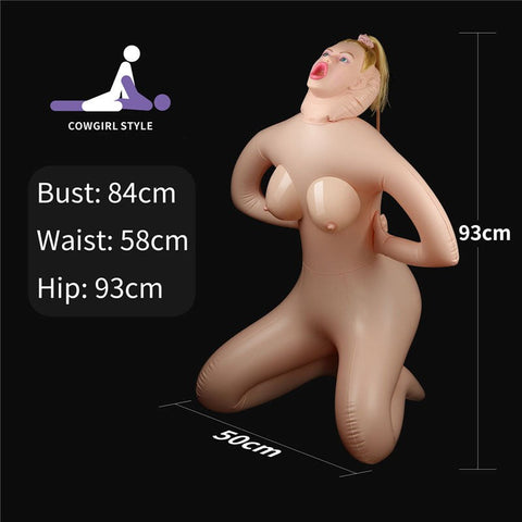 Fayola Horny Cowgirl Inflatable Love Doll - Love Dolls