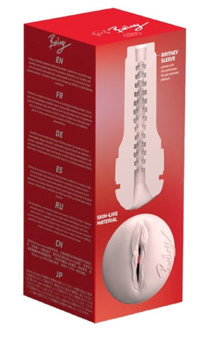 Feel Britney by Kiiroo Interactive Male Masturbator Sleeve - Realistic Butts And Vaginas