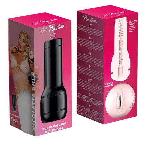 Feel Nicolette by Kiiroo Interactive Masturbator with Keon Compatibility - Realistic Butts And Vaginas