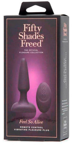 Love Honey Feel So Alive Remote Control Vibrating Butt Plug 8 Patterns - Butt Plugs