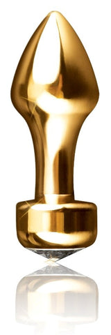 Fetish Fantasy Gold Mini Luv Beginners Anal Plug with Crystal Base - Butt Plugs