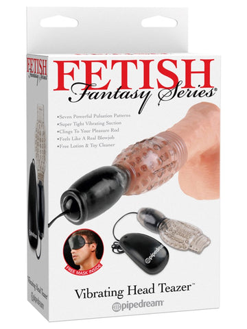 Pipedream Fetish Fantasy Vibrating Penis Head Teazer Male Masturbator - Masturbators and Strokers