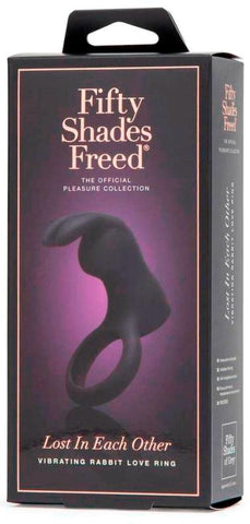 Fifty Shades Freed Lost In Each Other Vibrating Rabbit Love Ring 7 Patterns - Cock Rings