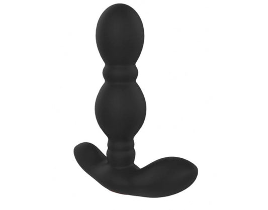 Figo Vibrating Butt Plug Black Essential Cock Gear - - Butt Plugs