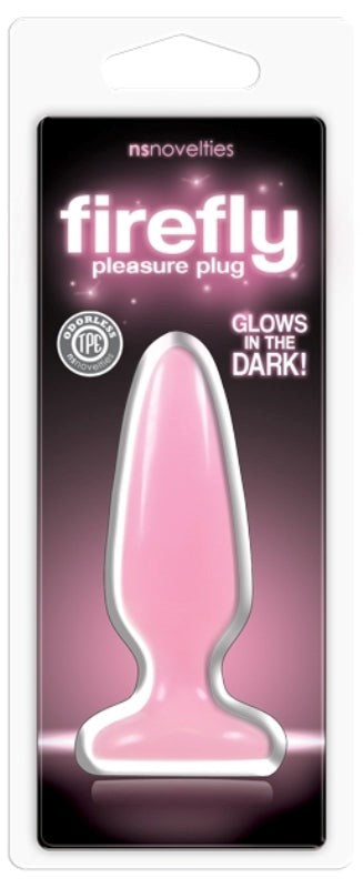 Firefly Pleasure Plug Small Pink Top Rated Sex Toys - - Butt Plugs