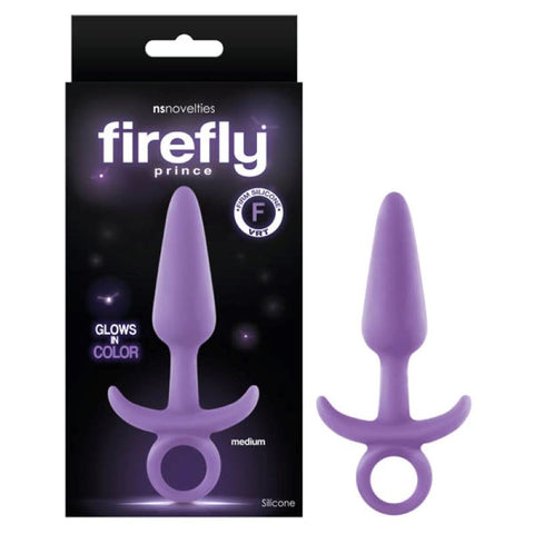 NS Novelties Firefly Prince Medium Butt Plug with Glow in the Dark Feature - Butt Plugs