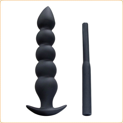 Five Ball Inflatable Dildo Anal Beads - Butt Plugs