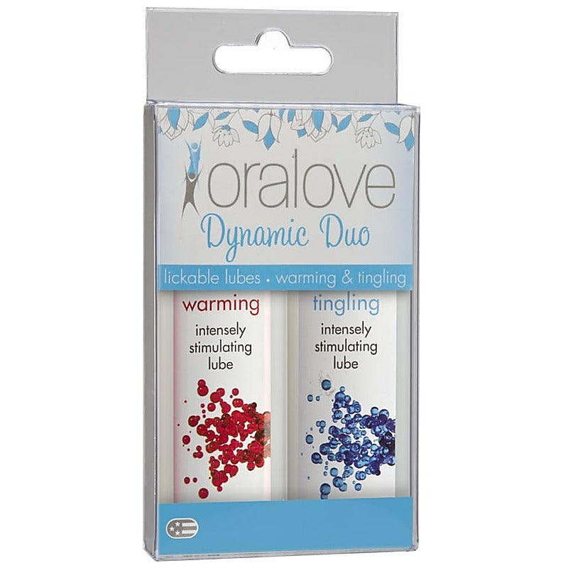 Oralove Dynamic Duo Lickable Lubricant by Doc Johnson - Water Based Lubes
