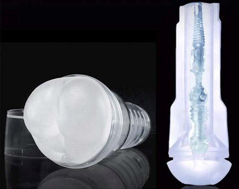 Fleshlight Fleshjack Ice Jack Ass Clear Transparent Male Masturbator - Masturbators and Strokers