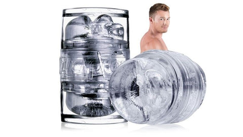 Fleshlight Fleshjack Quickshot Brent Corrigan Clear Male Masturbator - Masturbators and Strokers