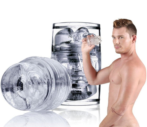 Fleshlight Fleshjack Quickshot Brent Corrigan Clear Male Masturbator - Masturbators and Strokers
