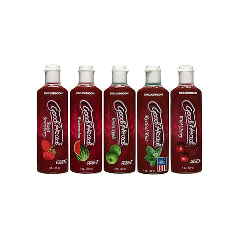 GoodHead 5 Pack Oral Delight Gel by Doc Johnson - Water Based Lubes