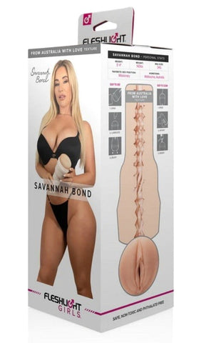 Fleshlight Girl Savannah Bond From Australia With Love Male Stroker - Realistic Butts And Vaginas
