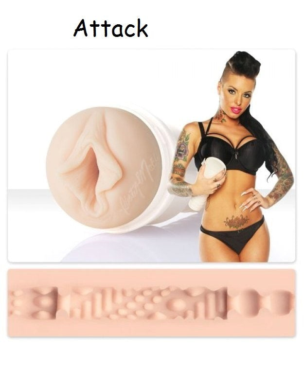 Fleshlight Girls Christy Mack Attack Mens Masturbator SuperSkin Material - - Fleshlight Male Masturbators