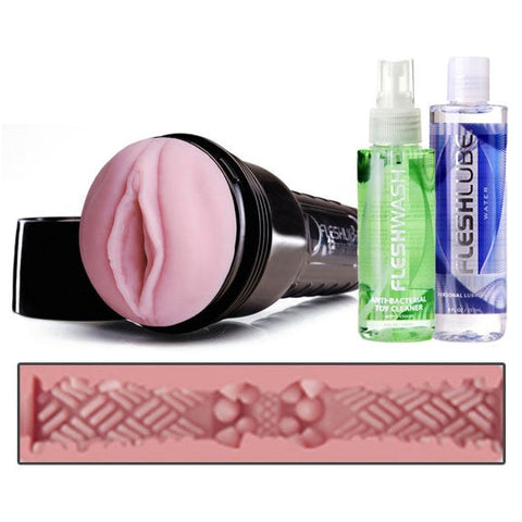 Fleshlight GO Surge Combo Pack Vagina Masturbator and Lubricant - Fleshlight Male Masturbators