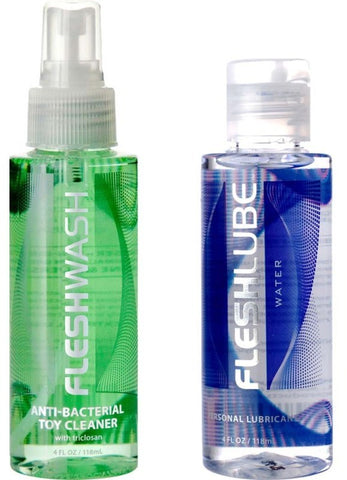 Fleshlight GO Torque Mens Masturbator and Lubricant Combo Pack Ice - Masturbators and Strokers