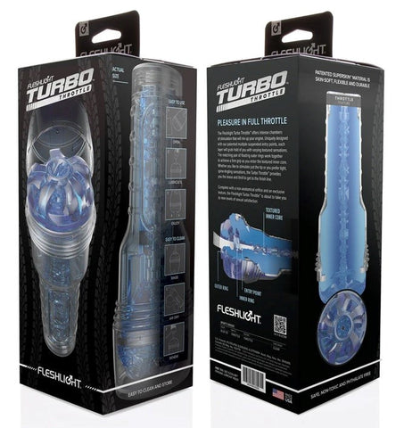 Fleshlight Turbo Throttle Male Stroker Device with Core Texture - Masturbators and Strokers