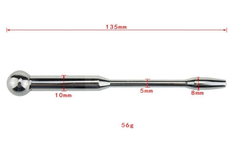 BDStyle Fly Zone Penis Plug Solid Stainless Steel Urethral Sex Toy - Penis Plugs