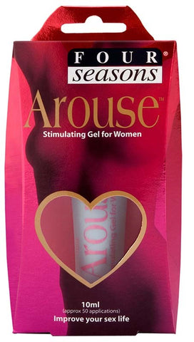 Four Seasons Arouse Stimulating Clit Gel for Enhanced Clitoral Sensitivity - Delay and Excite Sprays