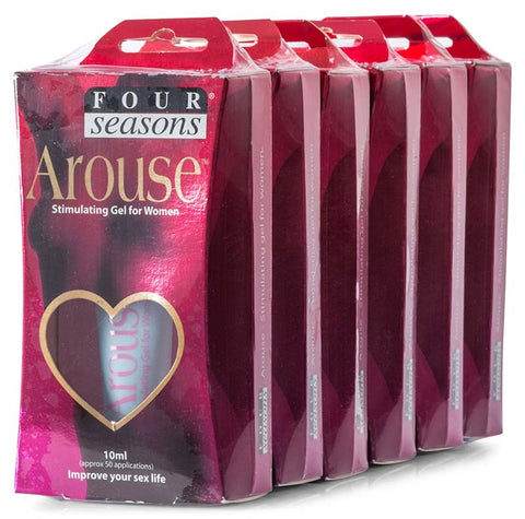 Four Seasons Arouse Stimulating Clit Gel for Enhanced Clitoral Sensitivity - Delay and Excite Sprays