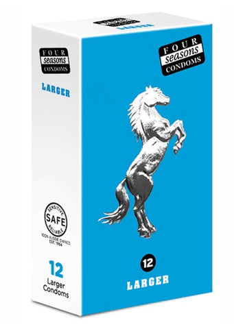 Four Seasons Larger Fitting Condoms Enhance Your Size for Bigger Penis - Condoms