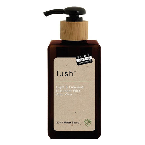 Four Seasons Lush 200ml Water Based Lubricant with Aloe Vera - Water Based Lubes