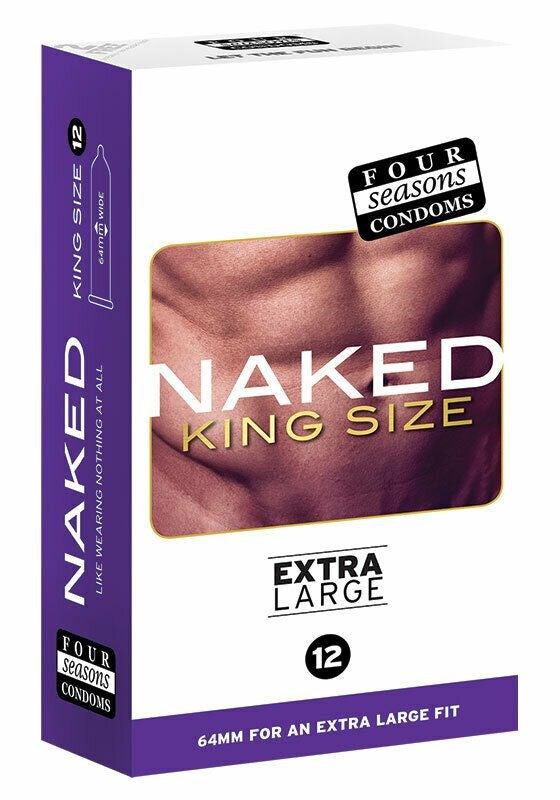 Four Seasons Naked King Size 12 pack Cock Ring Shop - - Condoms