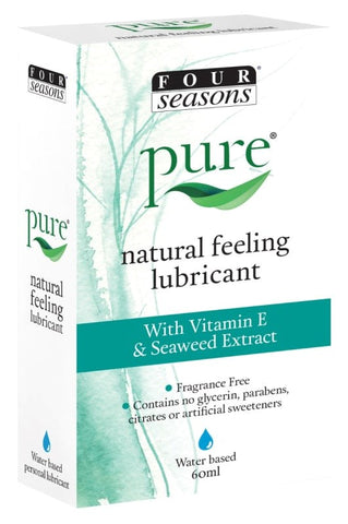 Four Seasons Pure Natural Feeling Lubricant 60ml - Water Based Lubes