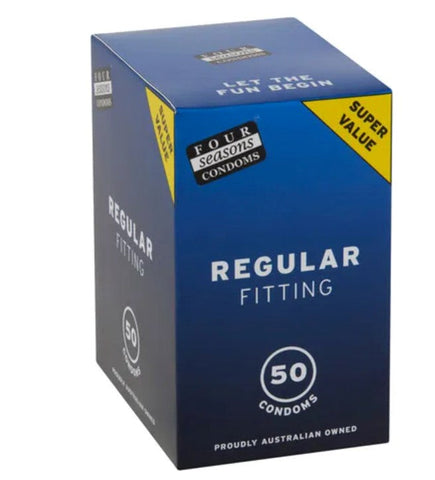 Four Seasons Regular Fitting Condoms Fast Delivery AU Premium Protection - Condoms