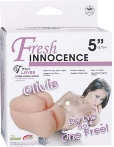 NANMA Fresh Innocence Olivia Twin Masturbator Dual Entrance Design - Masturbators and Strokers
