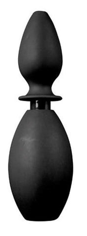 Freshen Pump Black 10cm Anal Plug Douche - Anal Cleansing
