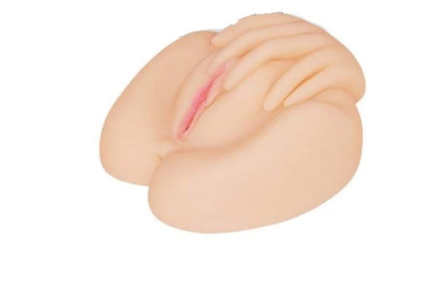 Lovetoy Fuck Me Bare Realistic Pussy and Ass Dual Entry Masturbator - Masturbators and Strokers