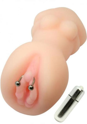 Nasstoys Fukpussy Pierced Vagina Flesh Vibrating Male Masturbator - Masturbators and Strokers